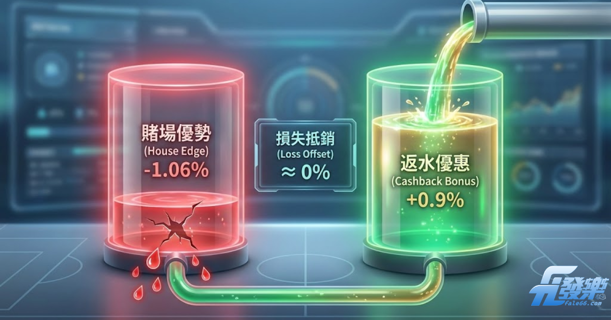 百家樂返水優惠圖解:洗碼量如何抵銷莊家優勢