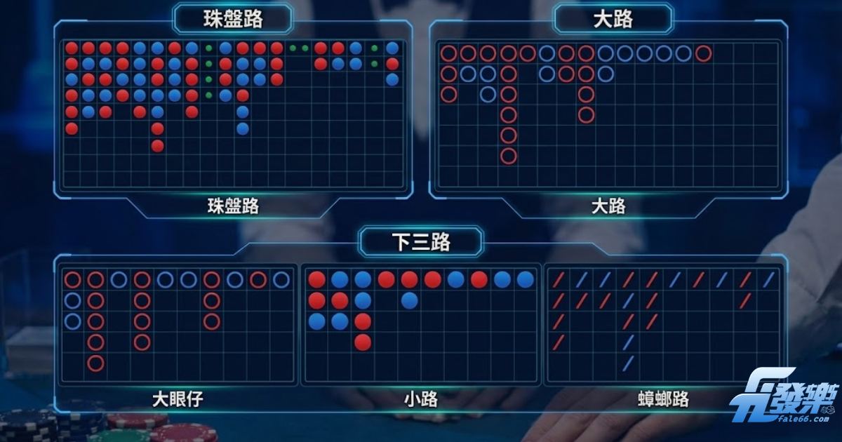 百家樂看路入門:5大路單畫法圖解