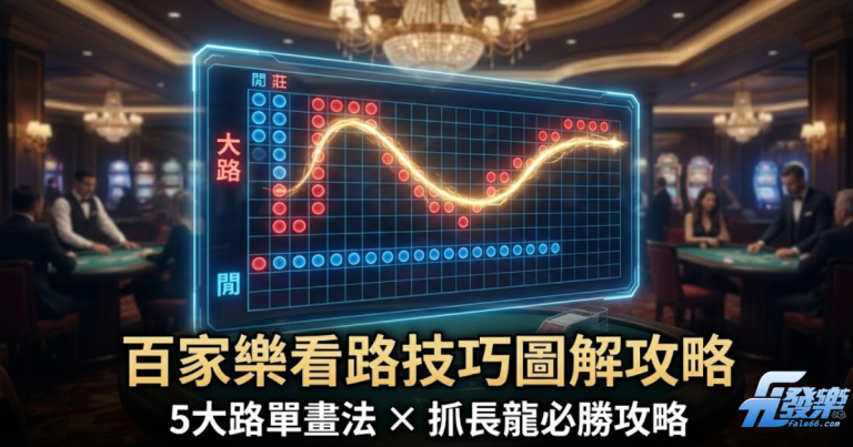 百家樂看路技巧圖解:大路與下三路教學
