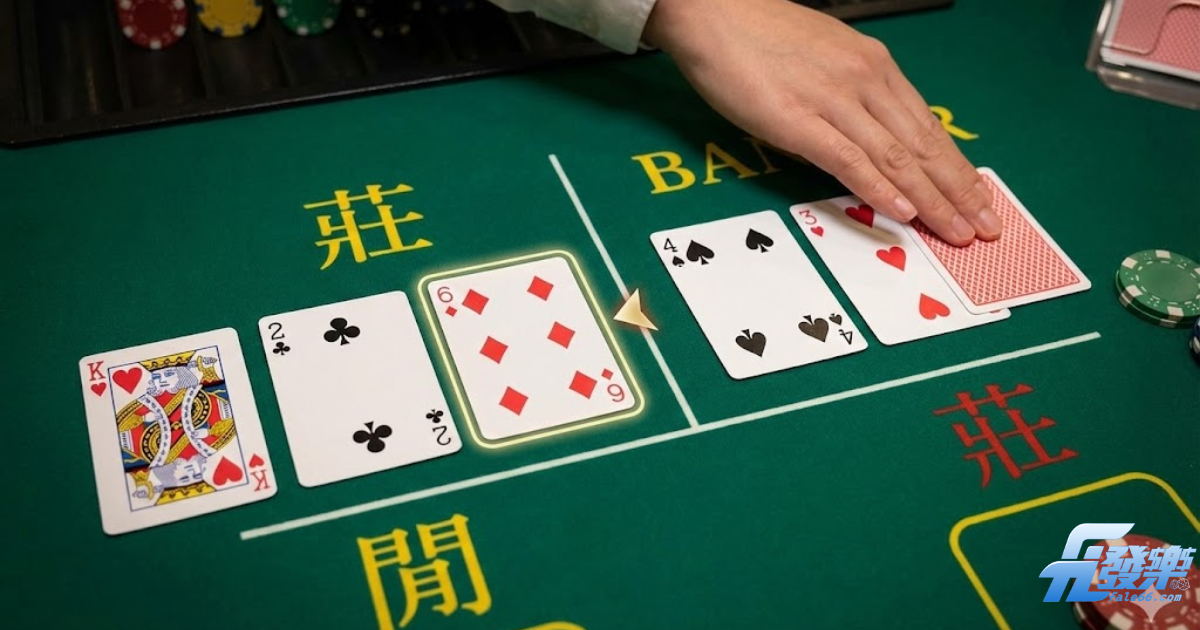 莊家百家樂補牌原因圖解