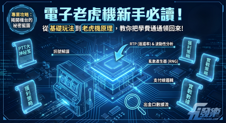 1_電子老虎機新手必讀!從基礎玩法到老虎機原理,教你把學費通通領回來!_